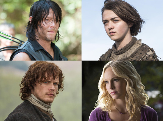 Maisie Williams, Norman Reedus, Candice Accola, Sam Heughan Maisie Williams, Norman Reedus, Candice Accola, Sam Heughan